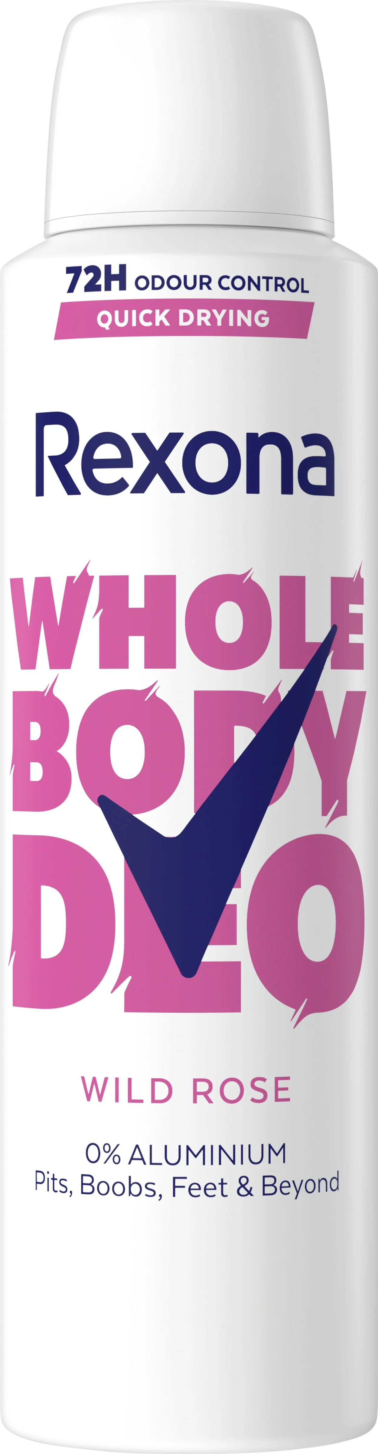 Rexona Whole Body Deo Wild Rose Spray 150 ml från Rexona – köp hos Apotek Hjärtat