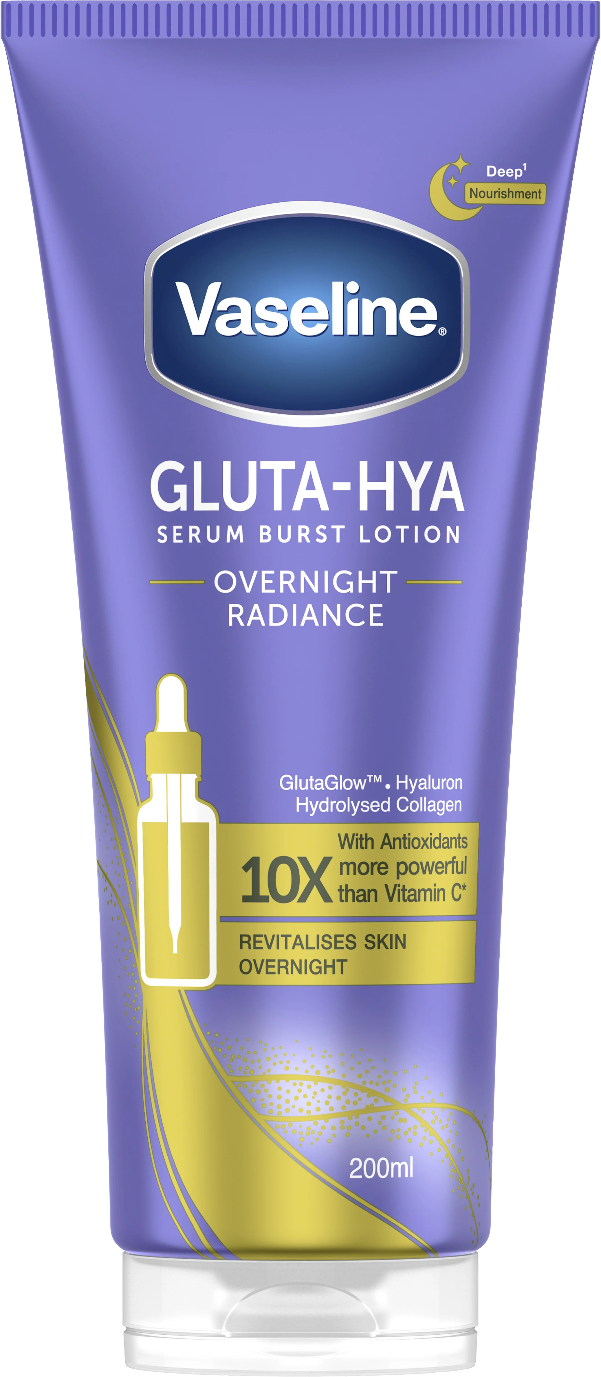 Vaseline Gluta Hya Overnight Radiance Body Serum 200 ml från Vaseline – köp hos Apotek Hjärtat