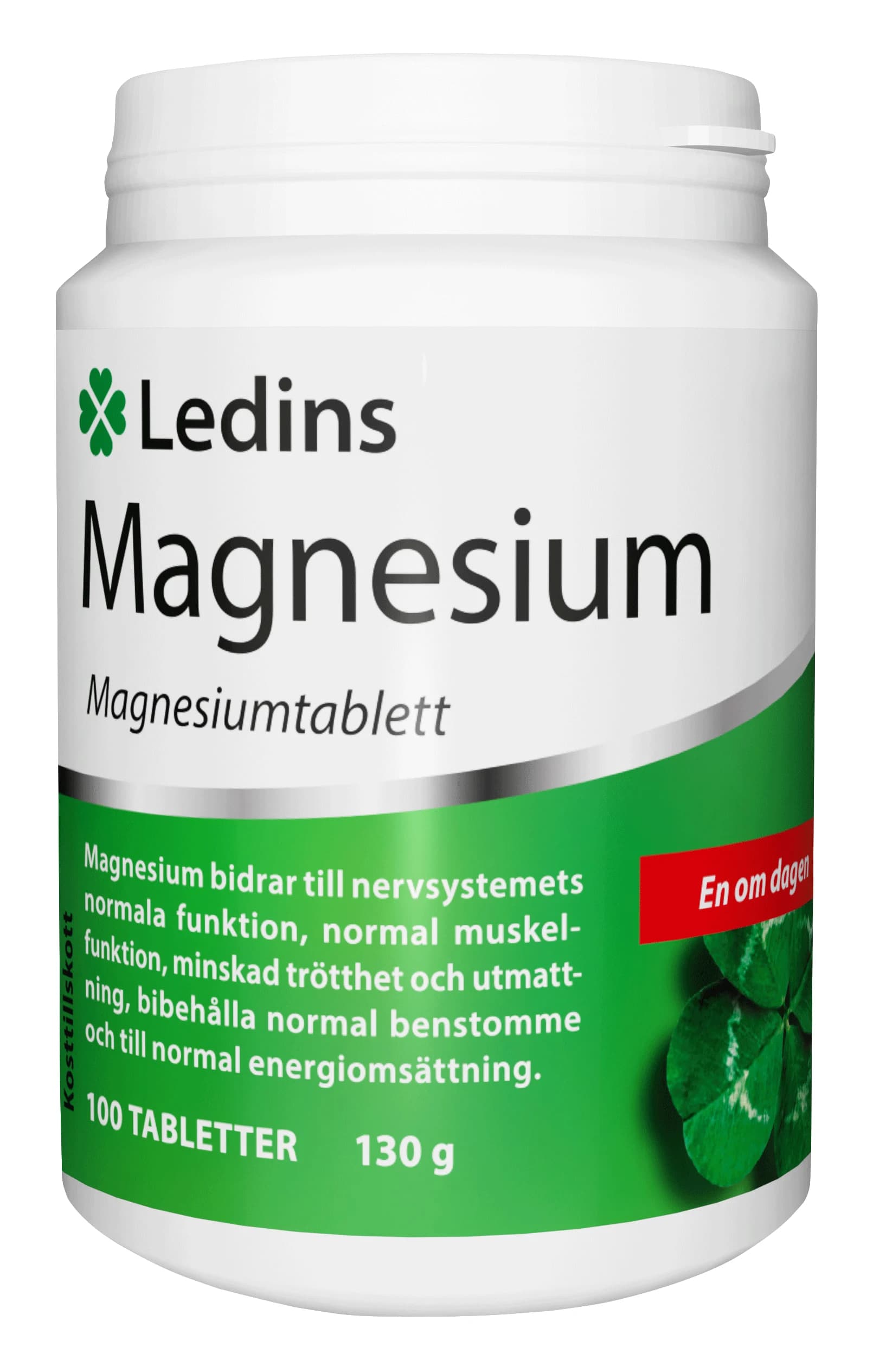 Ledins Magnesium 250 mg, 100 st från Ledins – köp hos Apotek Hjärtat