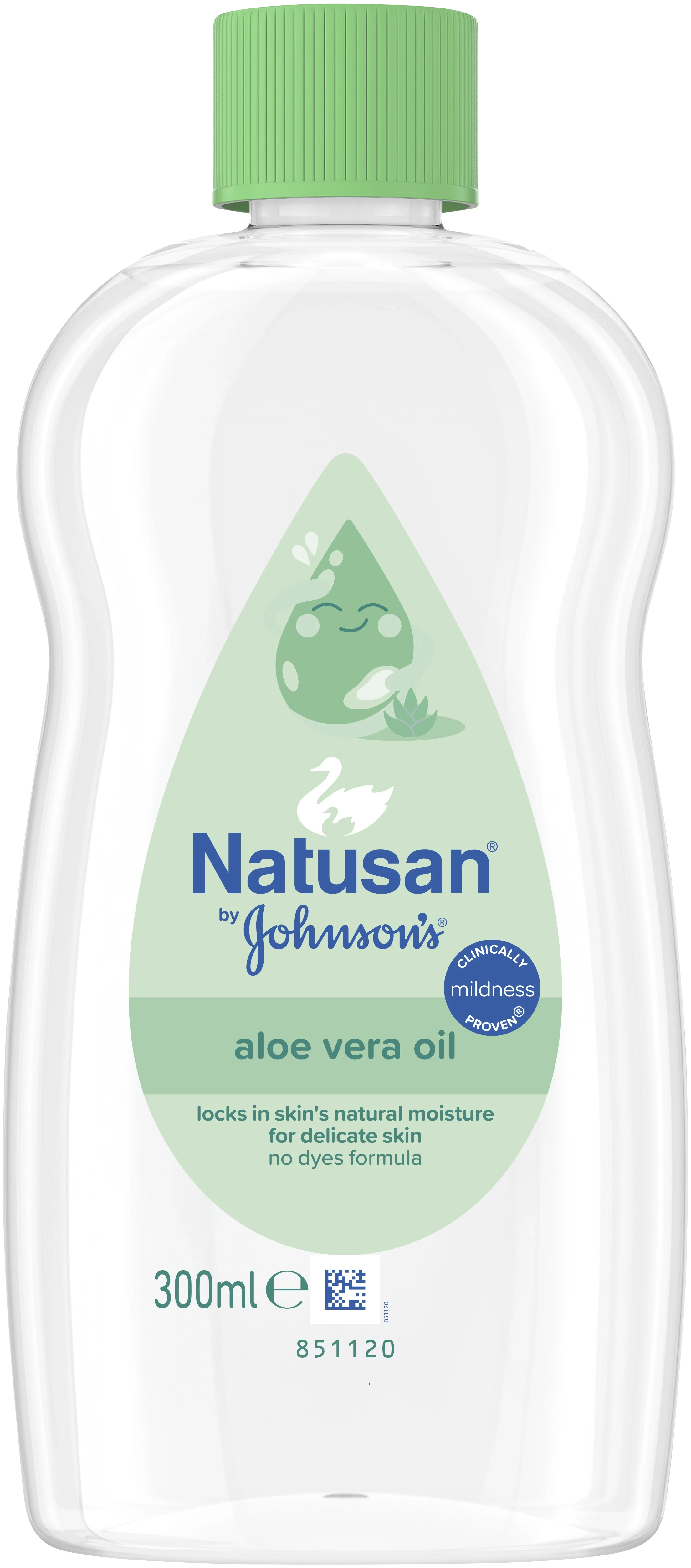 Natusan Baby Oil Aloe Vera 300 ml från Natusan – köp hos Apotek Hjärtat