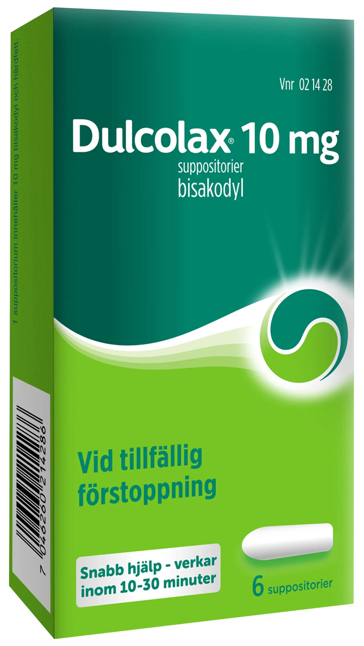 Dulcolax suppositorium 10 mg 6 st från Dulcolax – köp hos Apotek Hjärtat