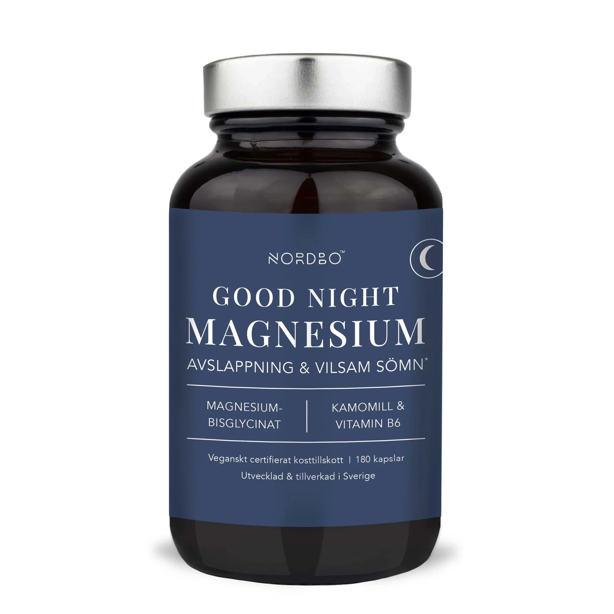 Nordbo Good Night Magnesium 180 st från Nordbo – köp hos Apotek Hjärtat