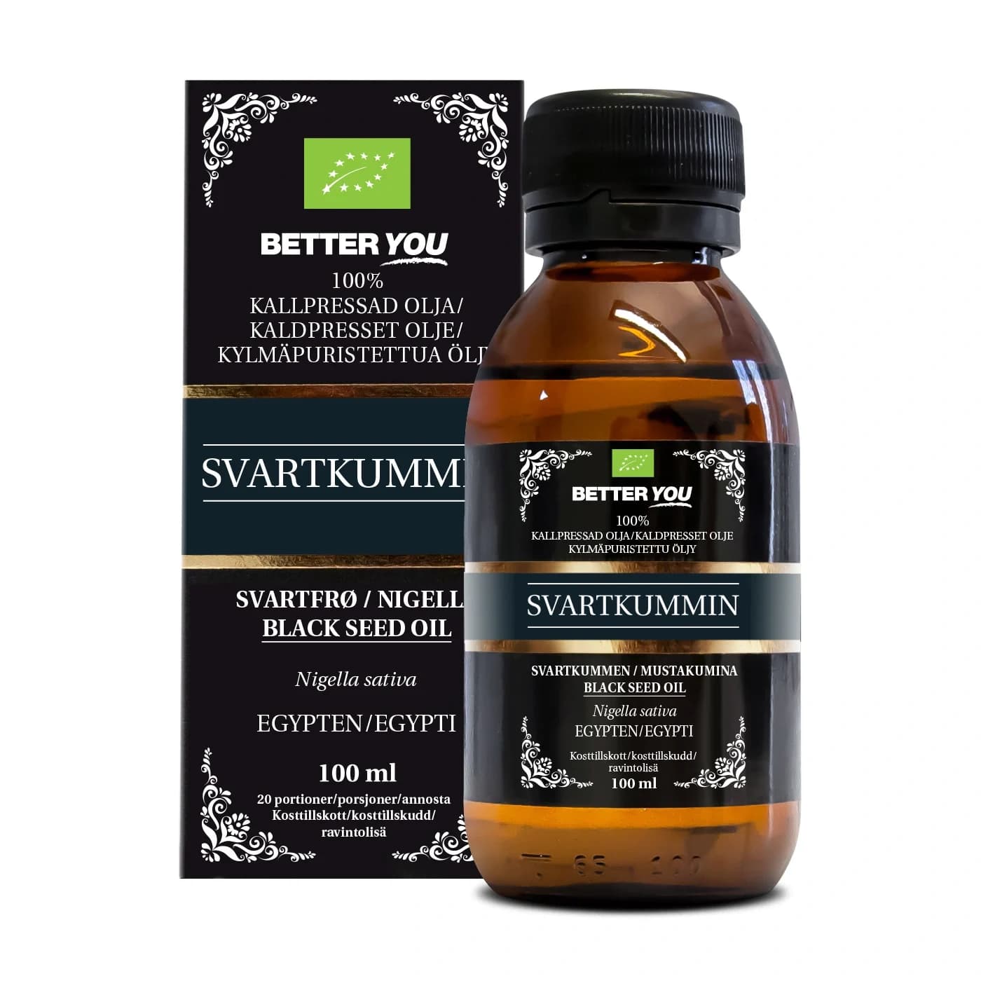 Better You Svartkumminolja EKO Kallpressad 100 ml från Better You – köp hos Apotek Hjärtat
