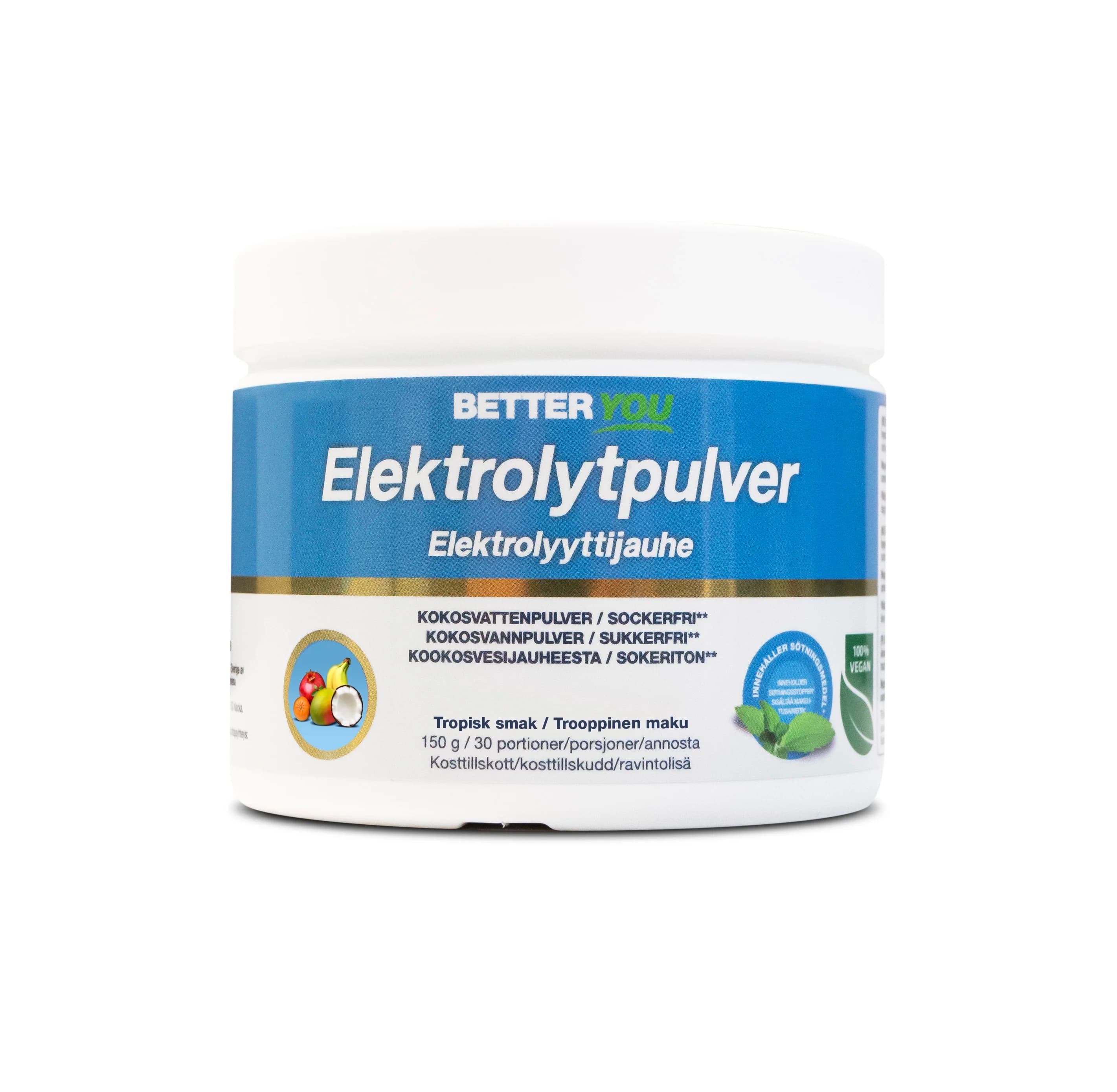 Better You Elektrolytpulver Tropisk 150 g från Better You – köp hos Apotek Hjärtat