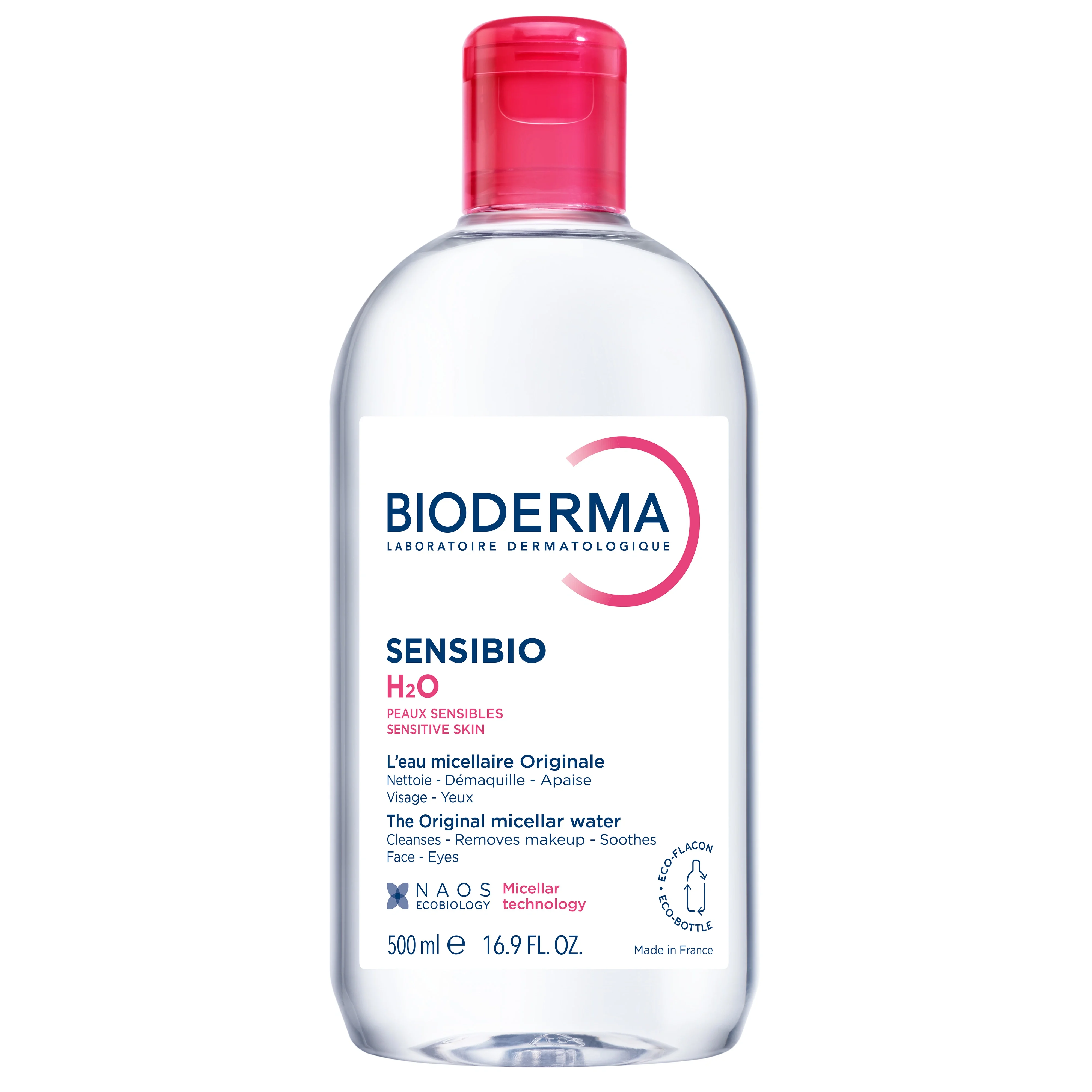 Bioderma Sensibio H2O 500 ml från BIODERMA – köp hos Apotek Hjärtat