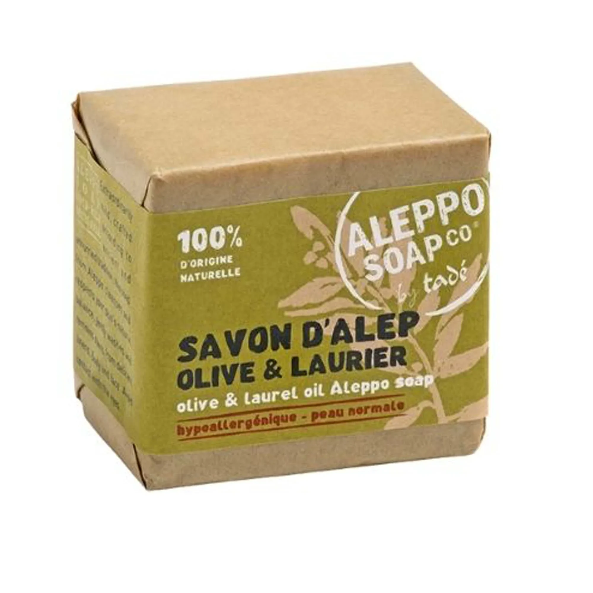 Tadé Pays du Levant Aleppotvål 5% Lagerbärsolja 190 g från Tadé Pays du Levant – köp hos Apotek Hjärtat