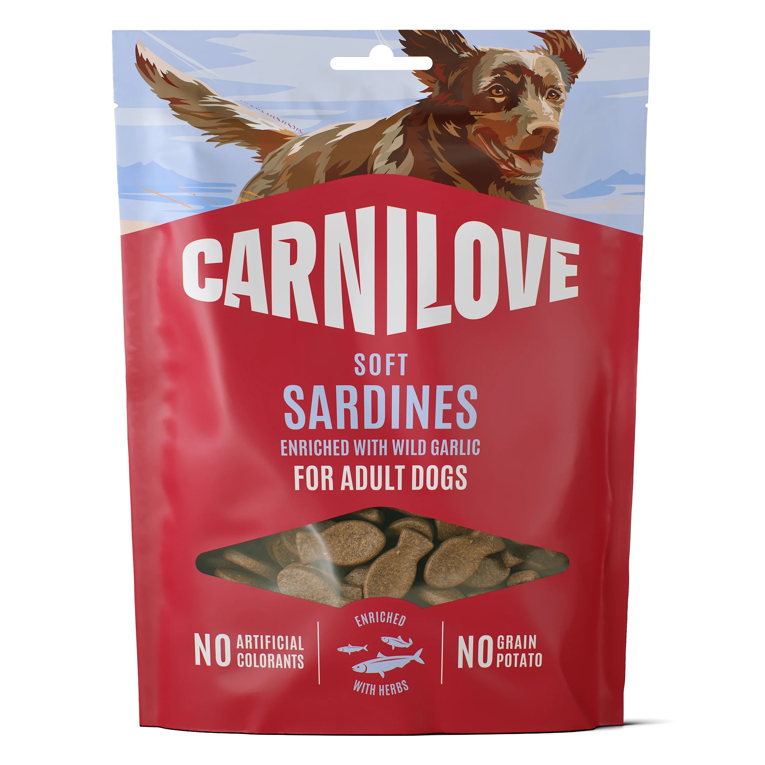 Carnilove Dog Soft Snack Sardine enriched with Garlic 200 g från Carnilove – köp hos Apotek Hjärtat