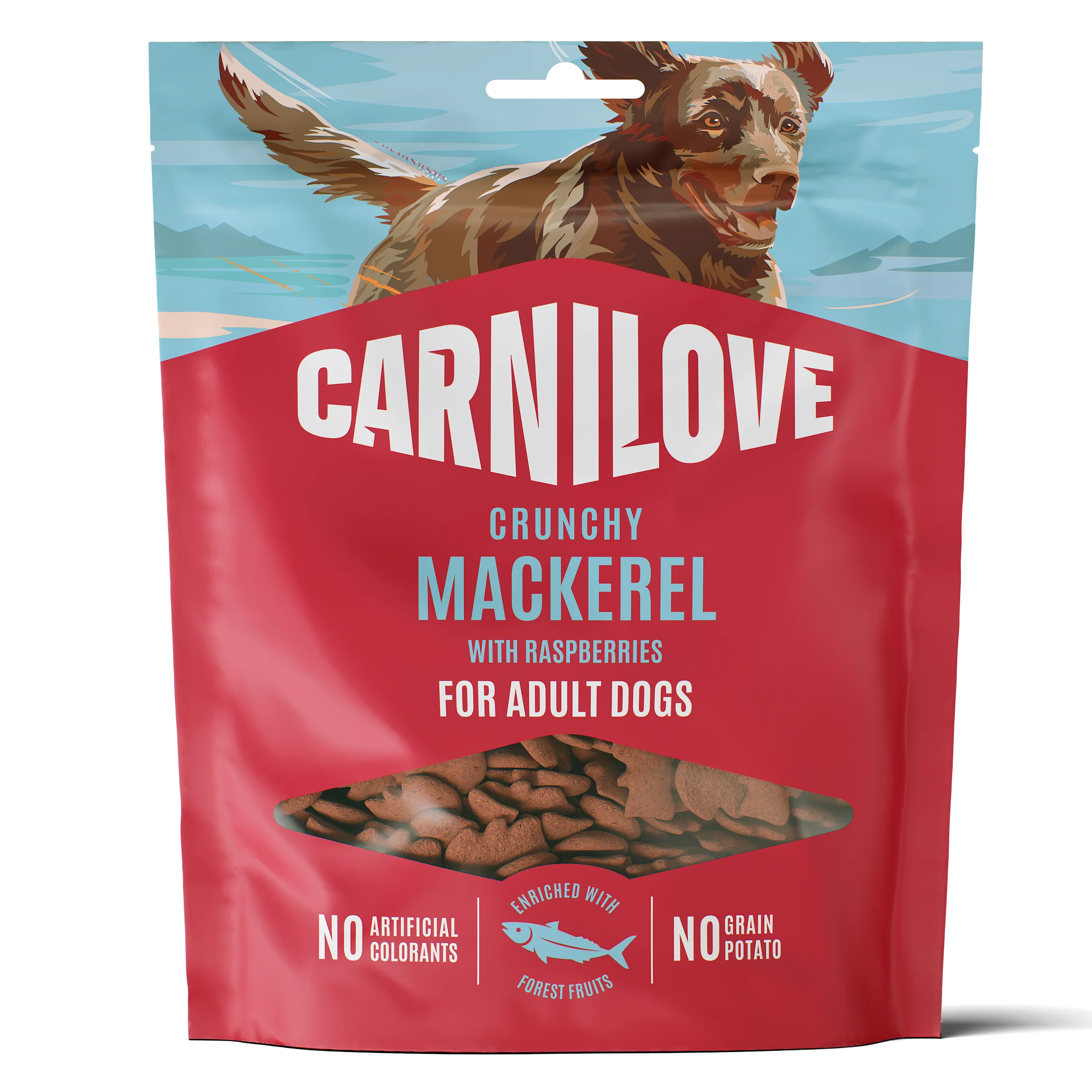 Carnilove Dog Crunchy Snack Mackerel with Raspberries 200 g från Carnilove – köp hos Apotek Hjärtat
