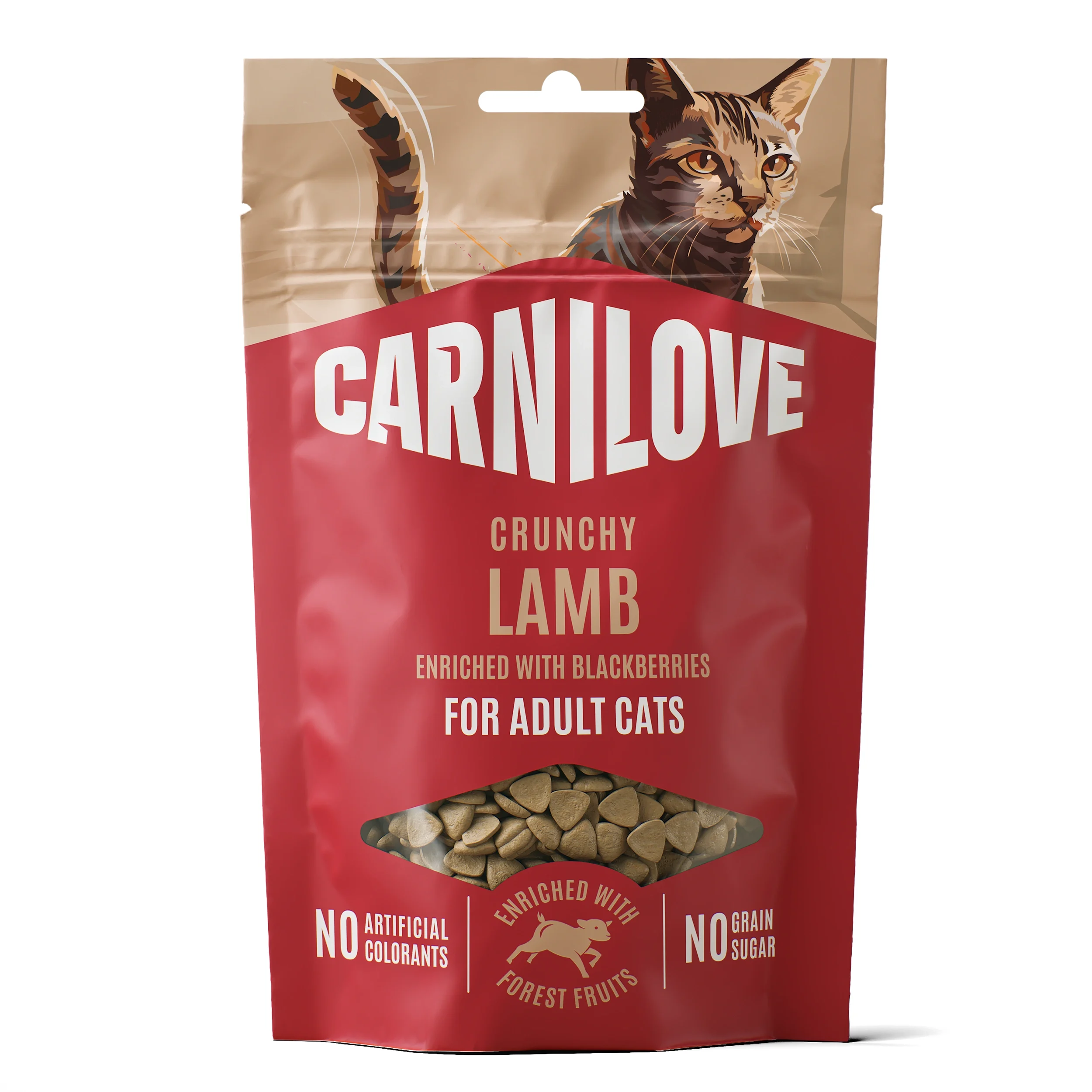 Carnilove Cat Crunchy Snack Lamb enriched with Blackberries 50 g från Carnilove – köp hos Apotek Hjärtat