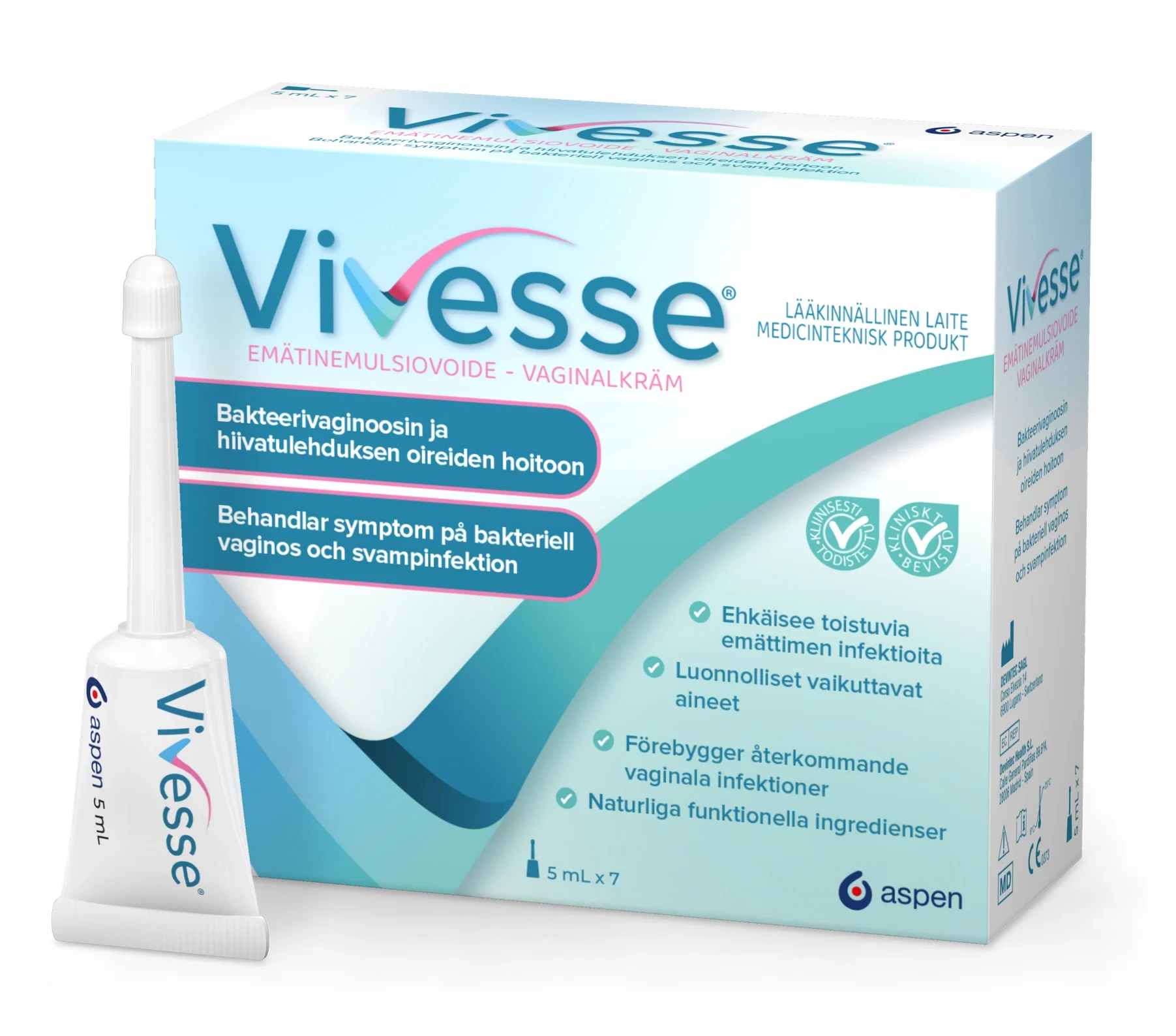 Vivesse Vaginalkräm 7 x 5 ml från Vivesse – köp hos Apotek Hjärtat