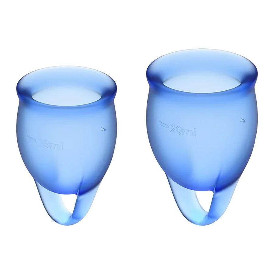 Satisfyer Feel Confident Menstrual Cup Dark Blue från Satisfyer – köp hos Apotek Hjärtat
