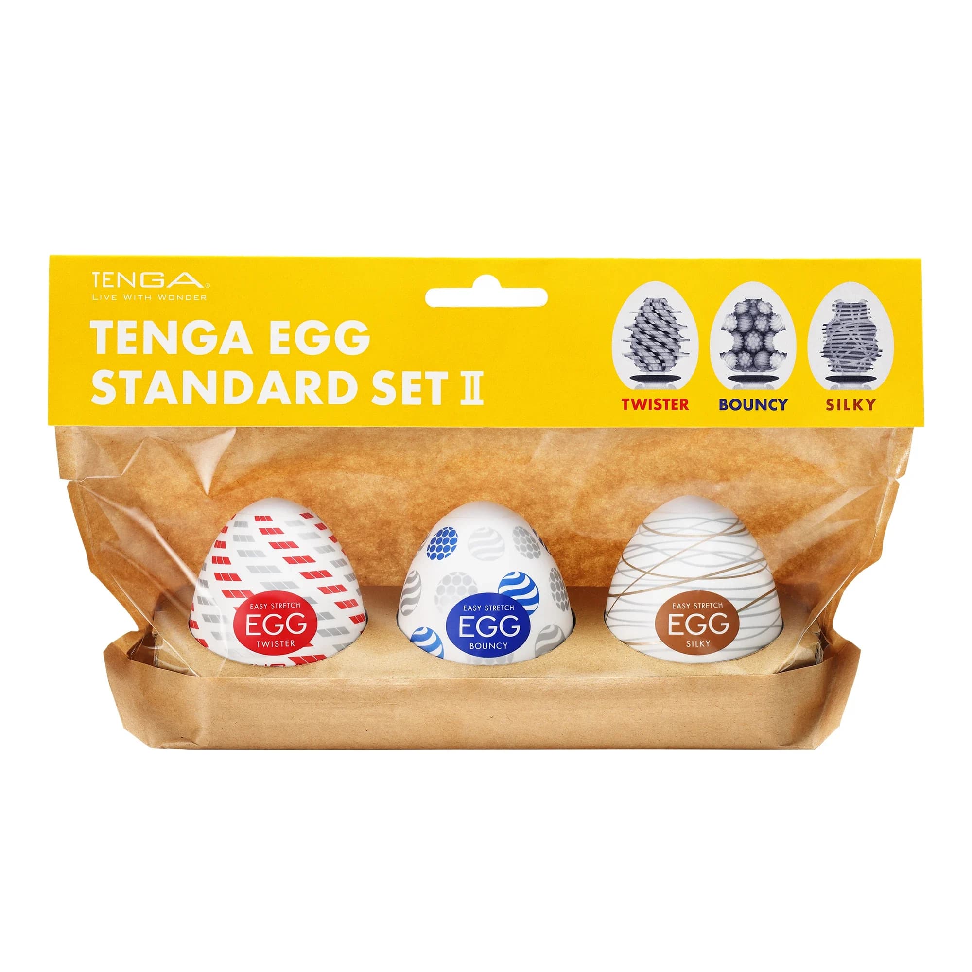 Tenga Egg Standard II Onanihjälpmedel för män 3-pack från Tenga – köp hos Apotek Hjärtat