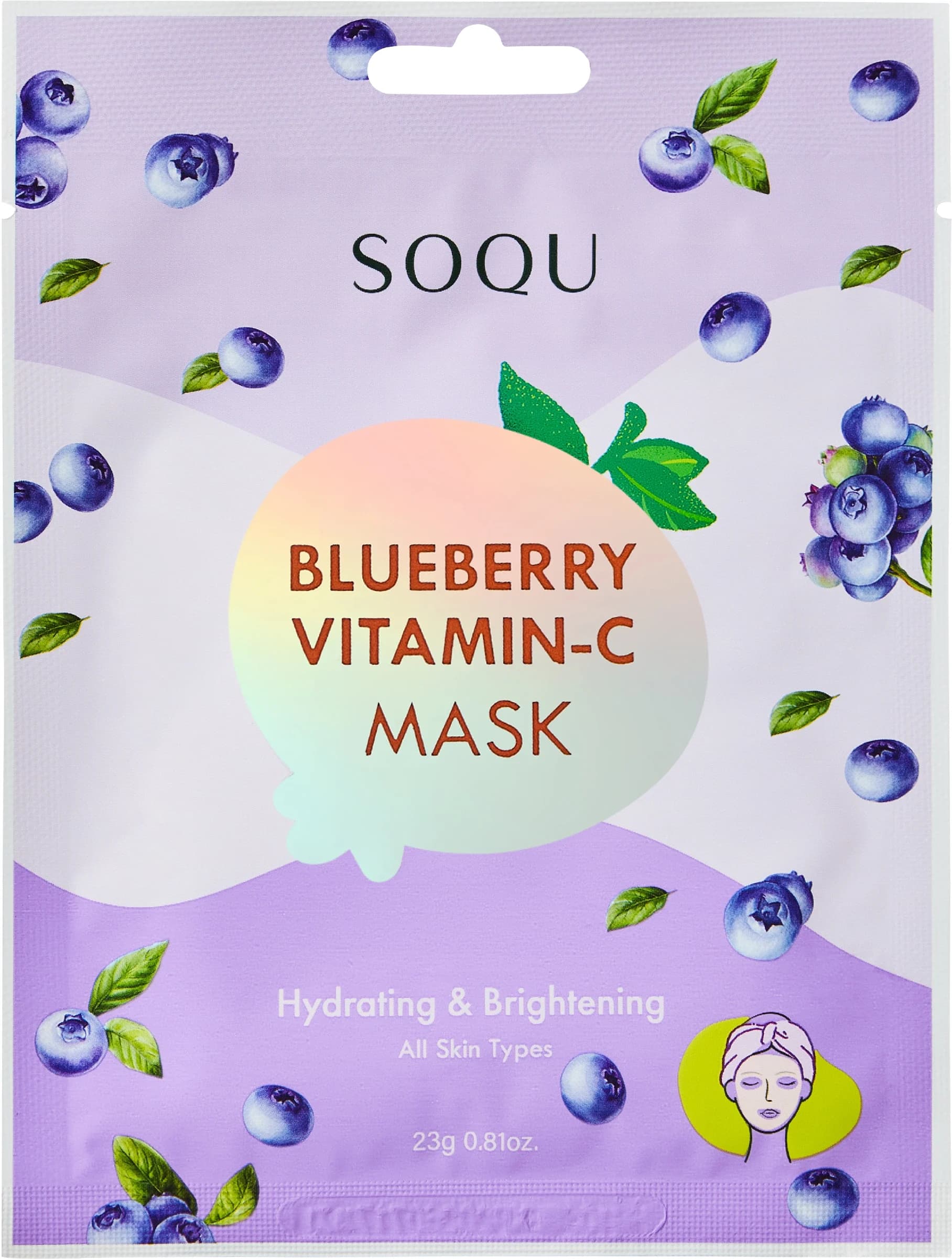 SOQU Blueberry Vitamin C Sheet Mask 1-pack från SOQU – köp hos Apotek Hjärtat