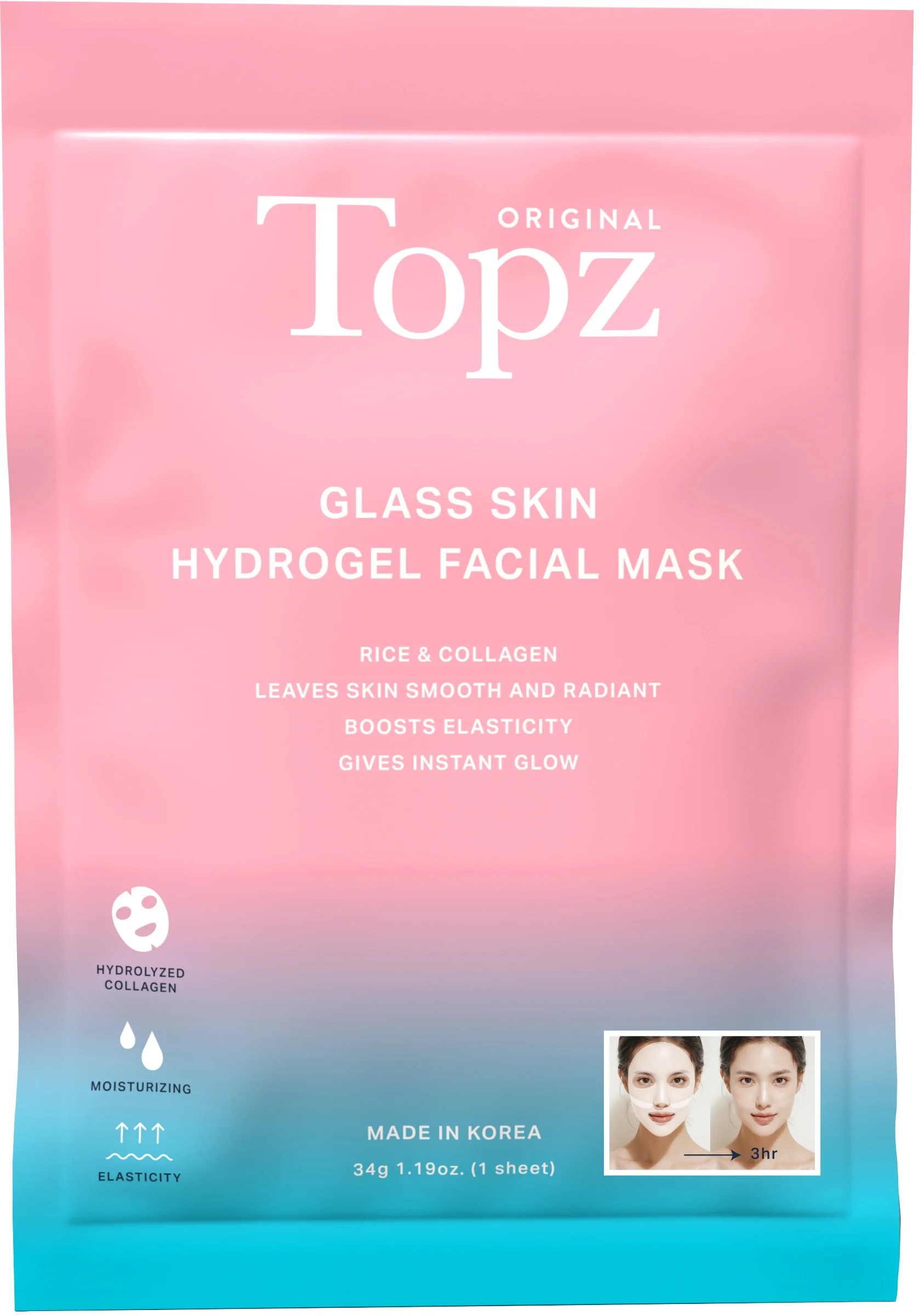Topz Daily Hydrogel Face Mask 1 st från Topz – köp hos Apotek Hjärtat