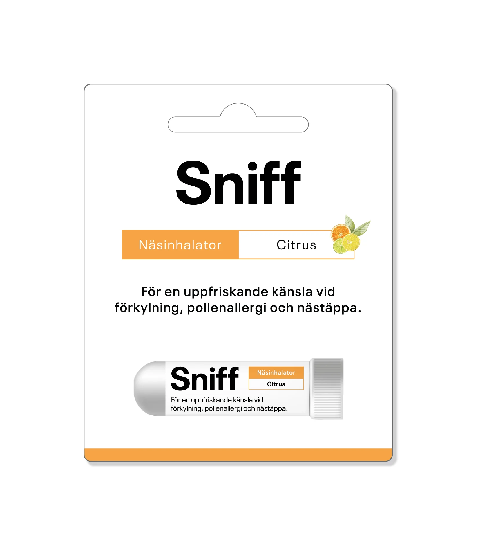 Sniff Näsinhalator Citrus från Sniff – köp hos Apotek Hjärtat