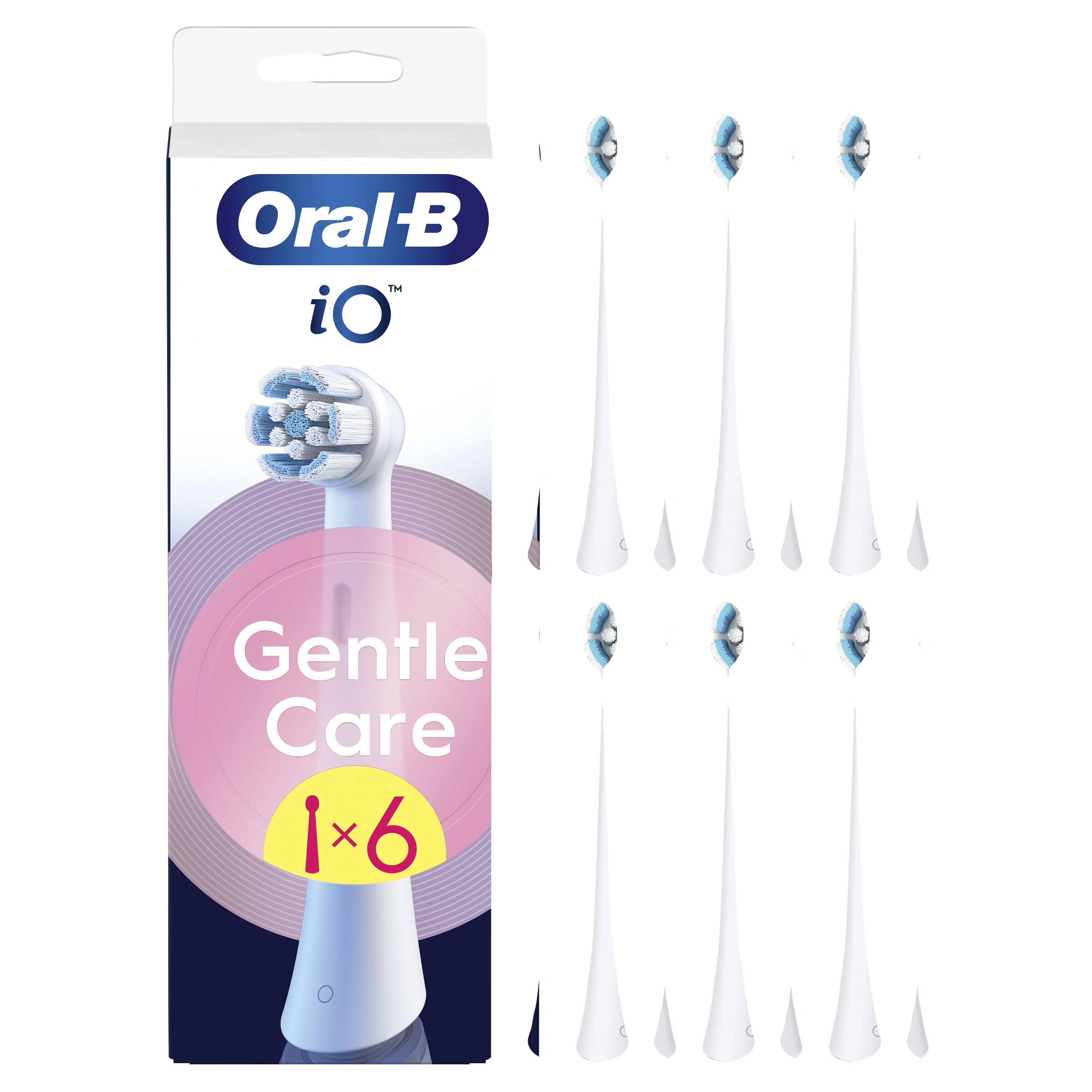 Oral-B iO Gentle Care Borsthuvud 6-pack från Oral-B – köp hos Apotek Hjärtat