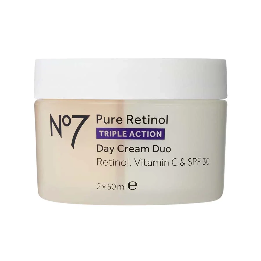 No7 Pure Retinol Triple Action Day Cream Duo 2 x 50 ml från NO7 – köp hos Apotek Hjärtat