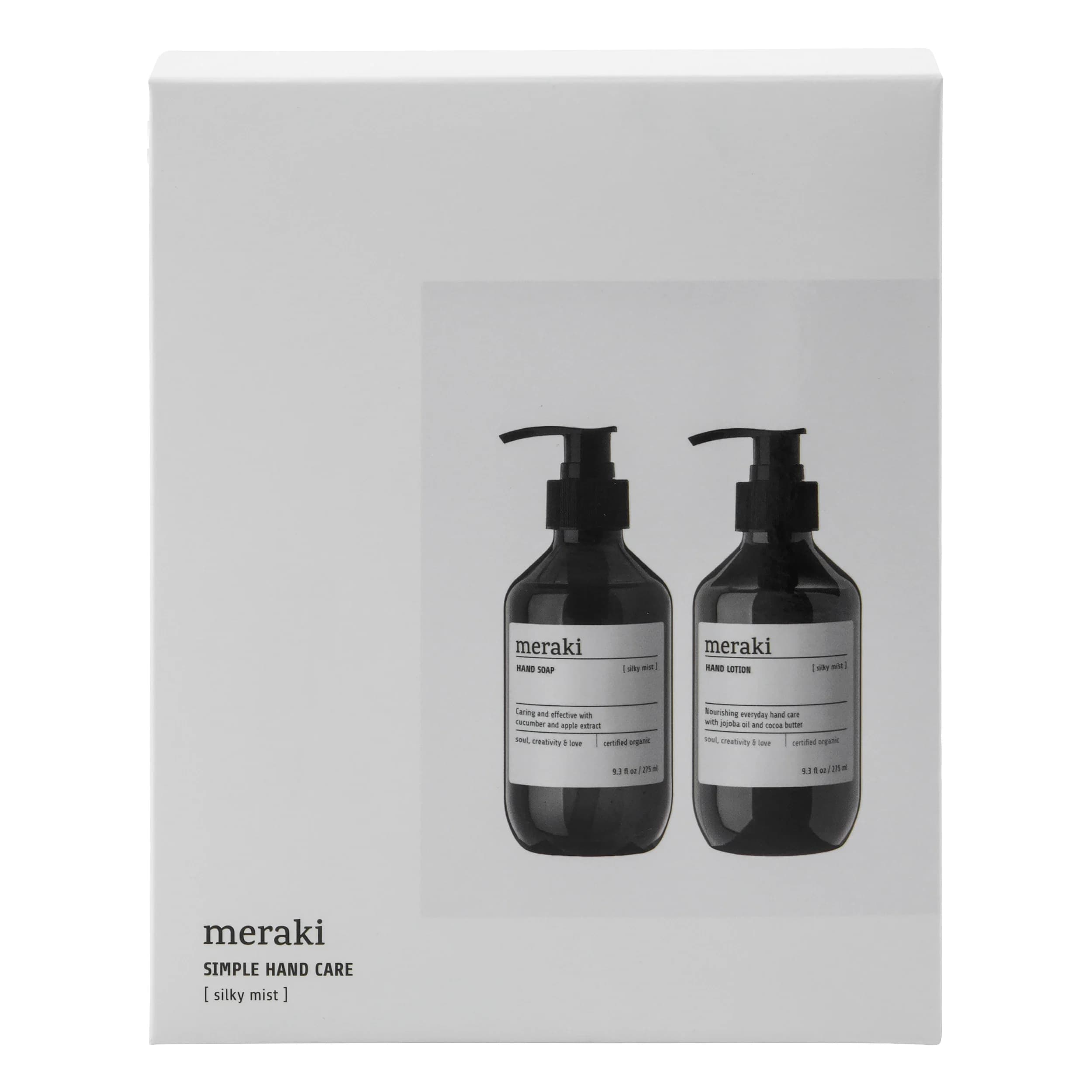 Meraki Presentask Silky Mist Simple Hand Care 2 x 275 ml från Meraki – köp hos Apotek Hjärtat