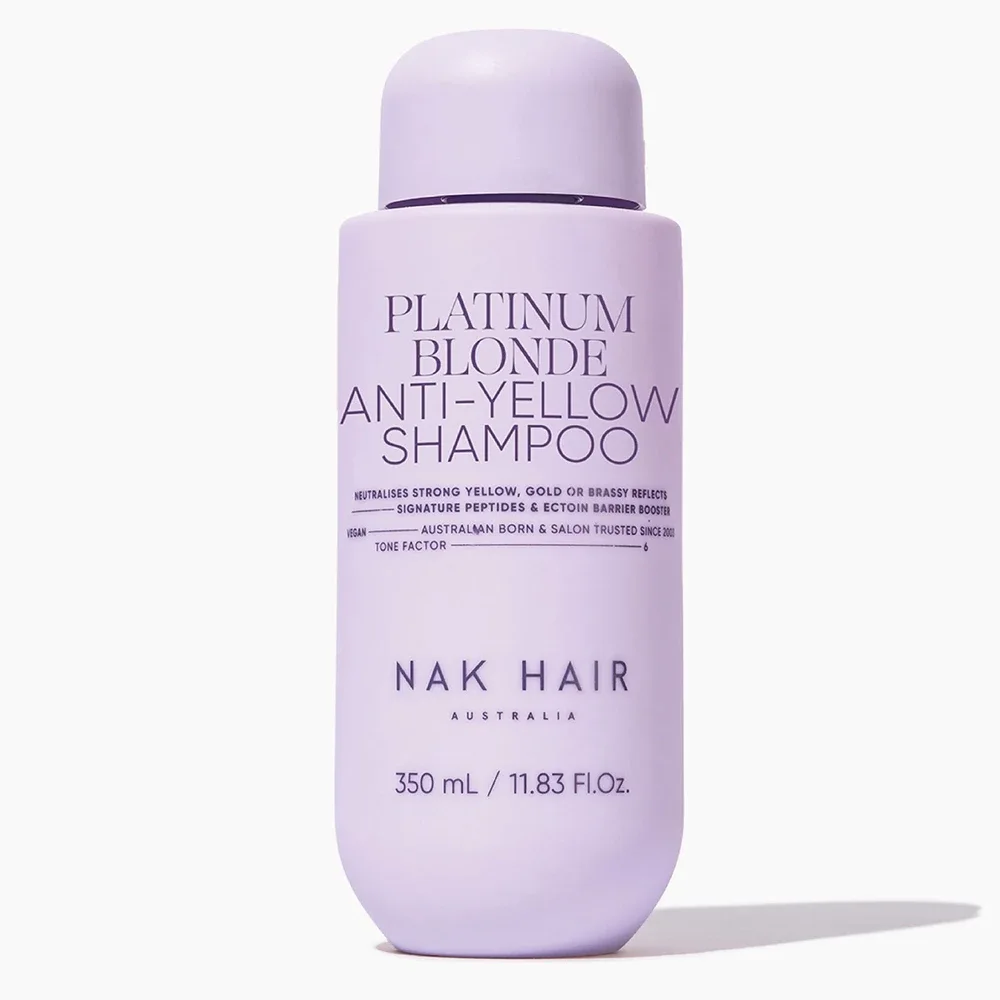 NAK HAIR Platinum Blonde Anti-Yellow Shampoo 350 ml från NAK HAIR – köp hos Apotek Hjärtat
