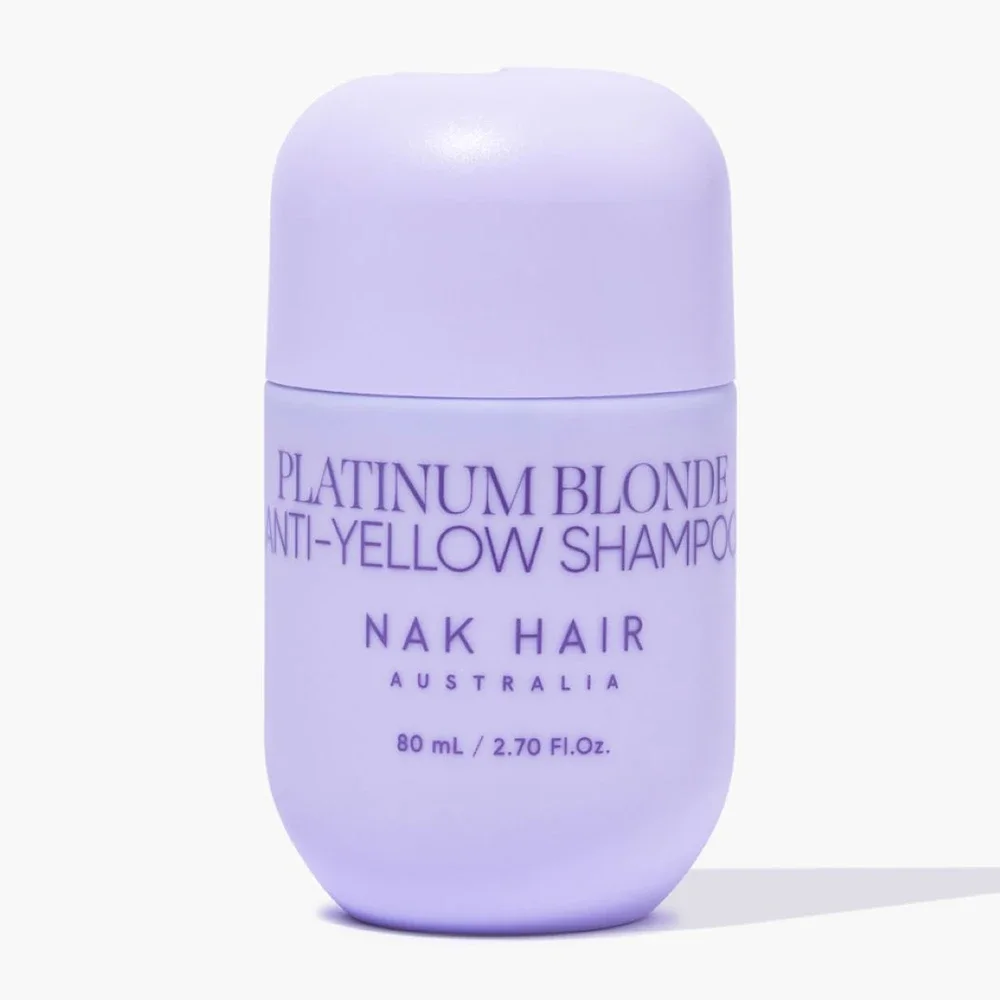 NAK HAIR Platinum Blonde Anti-Yellow Shampoo 80 ml från NAK HAIR – köp hos Apotek Hjärtat