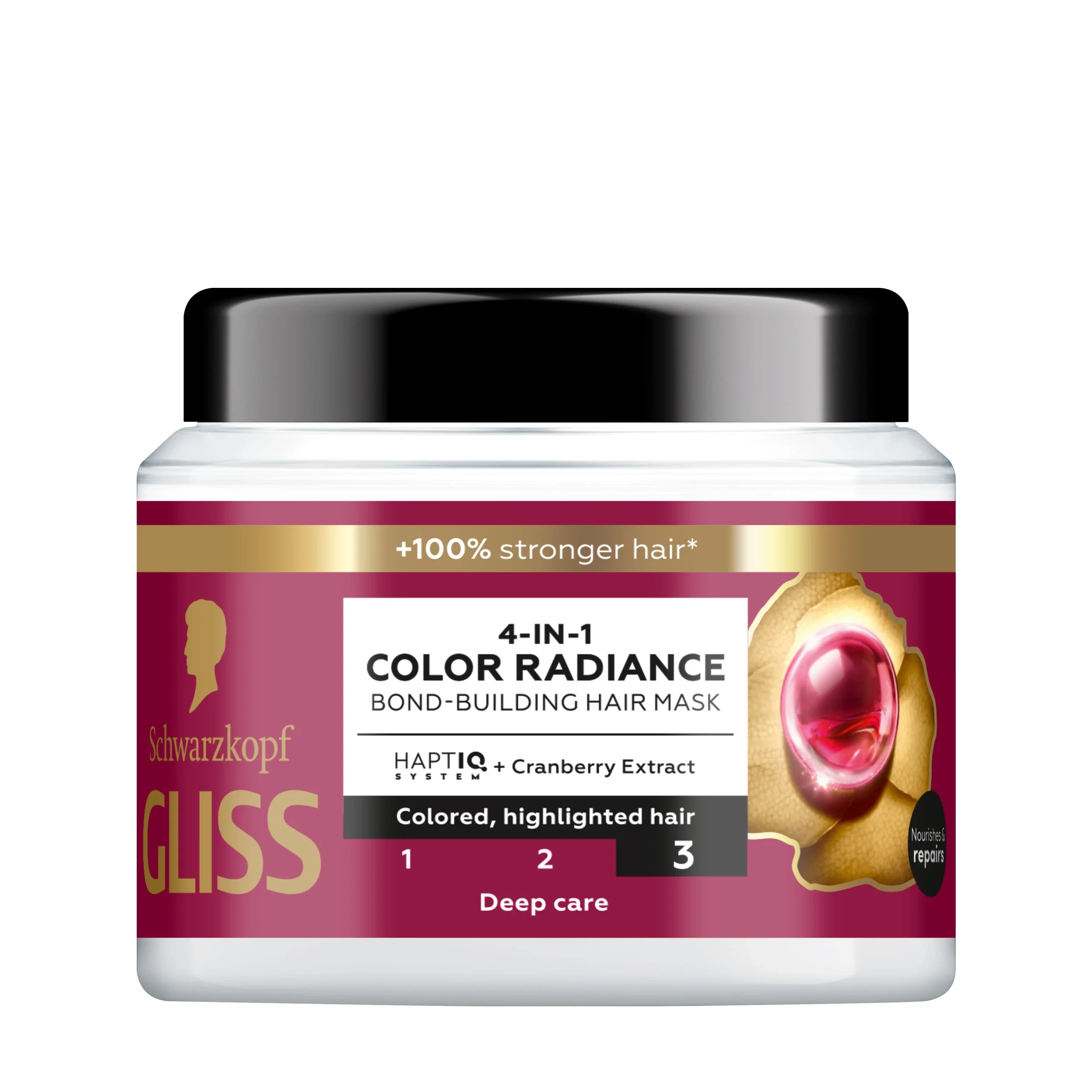 Schwarzkopf Gliss 4-In-1 Color Radiance Bond-Building Hair Mask 400 ml från Schwarzkopf – köp hos Apotek Hjärtat