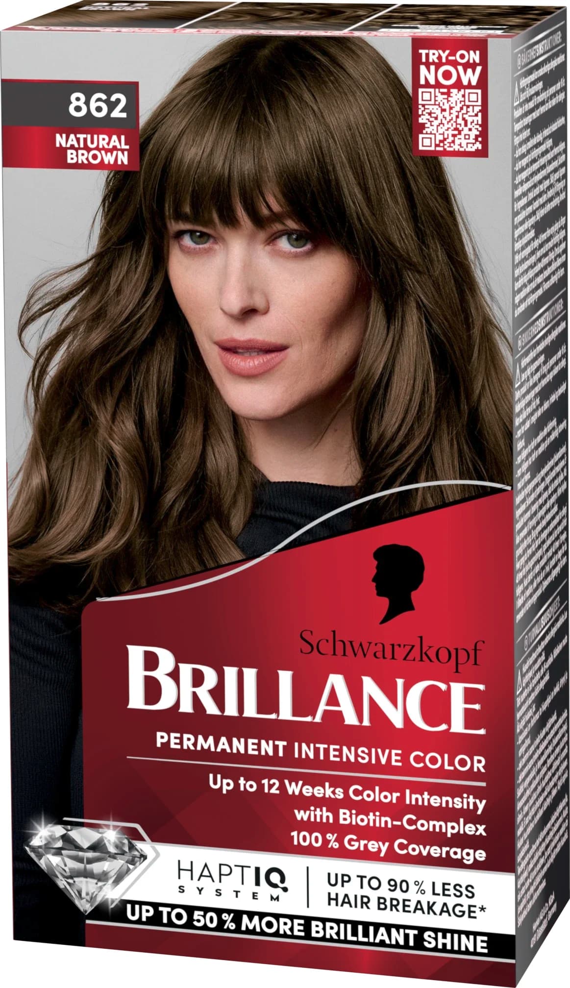 Schwarzkopf Brillance Permanent Intensive Color 862 Natural Brown från Schwarzkopf – köp hos Apotek Hjärtat