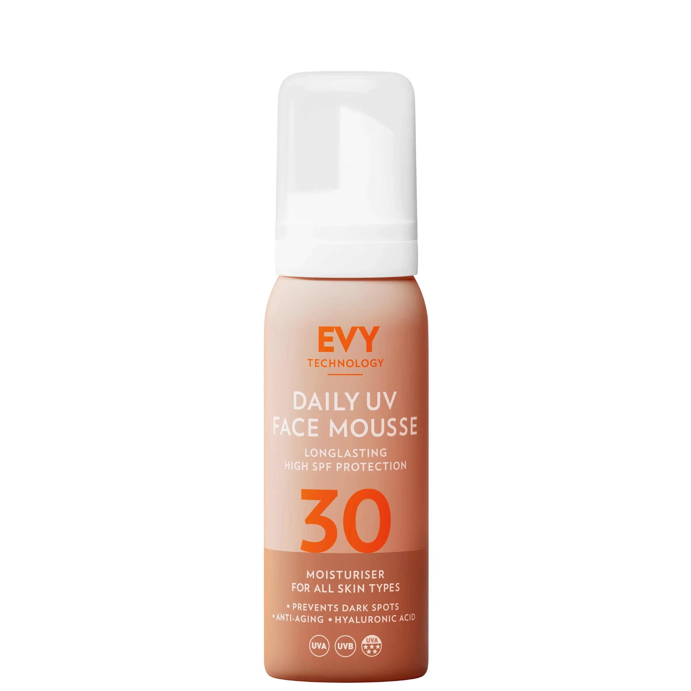 Evy Daily UV Face Mousse SPF 30, 75 ml från Evy – köp hos Apotek Hjärtat