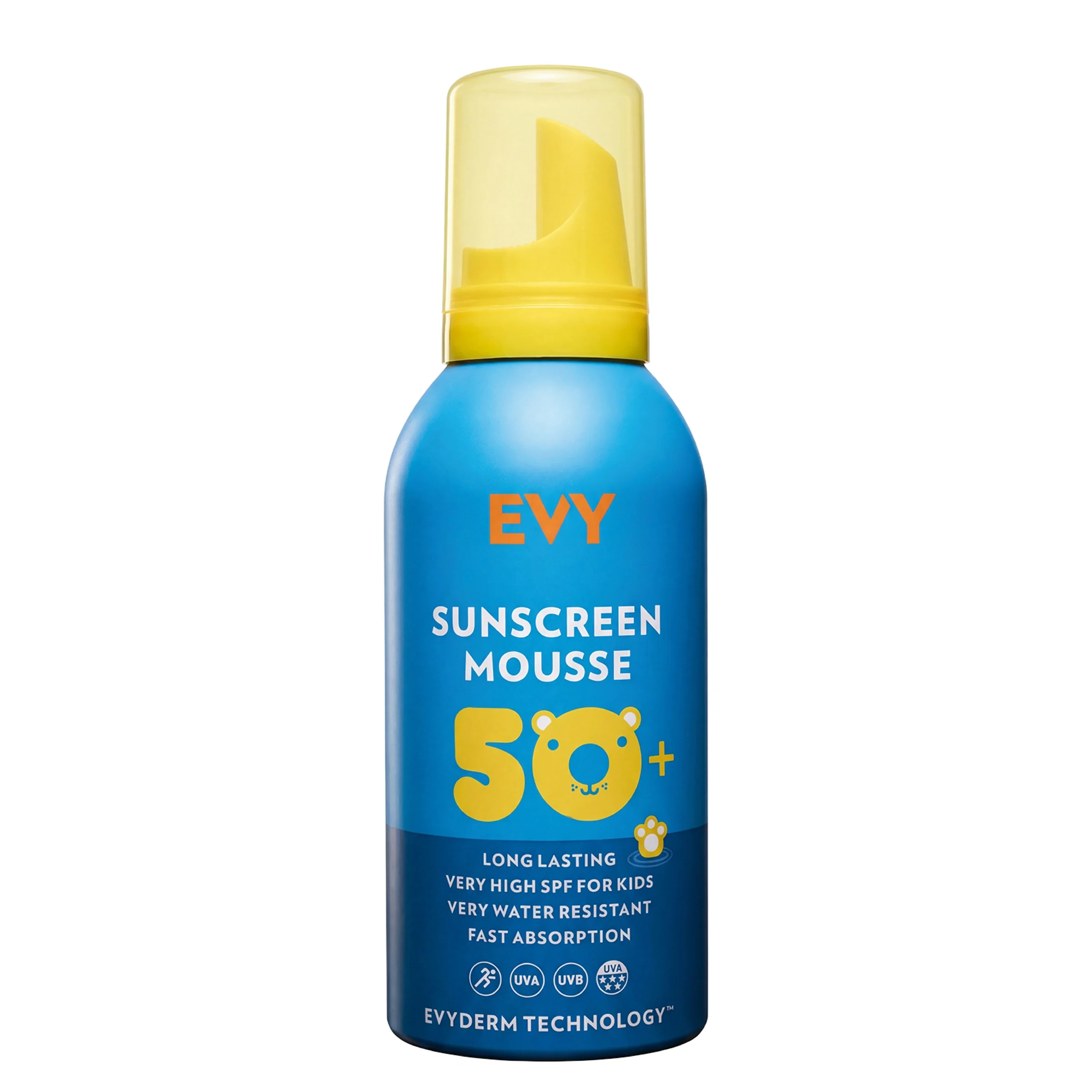 Evy Sunscreen Mousse Kids SPF 50, 150 ml från Evy – köp hos Apotek Hjärtat