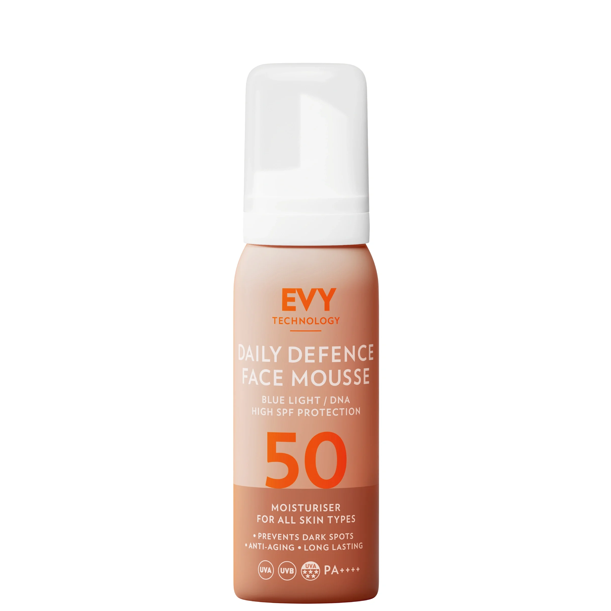 Evy Sun Daily Defense Face Mousse SPF 50, 75ml från Evy – köp hos Apotek Hjärtat