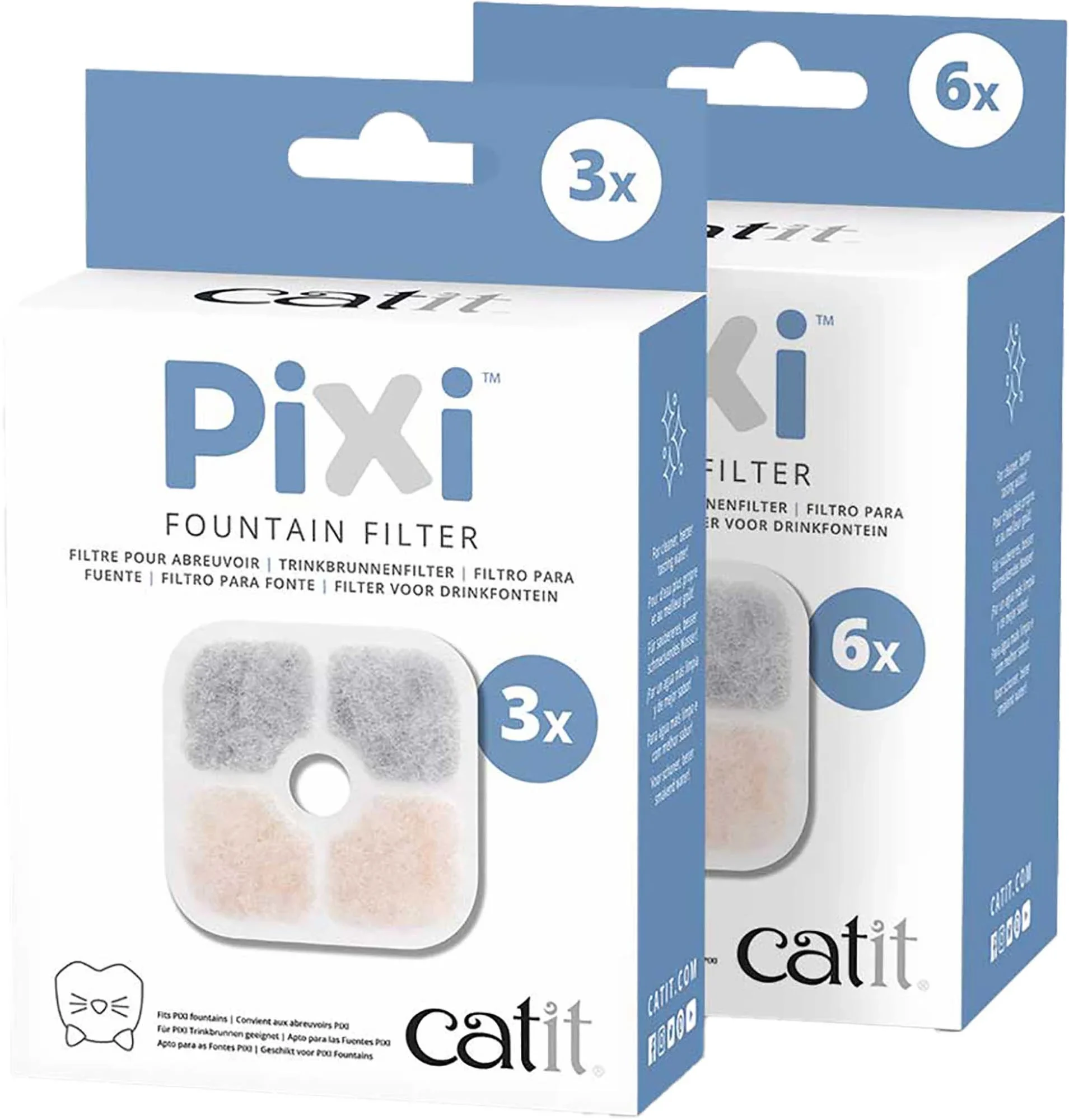 Catit Kolfilter Till Pixi Vattenfontän 3 st från Catit – köp hos Apotek Hjärtat