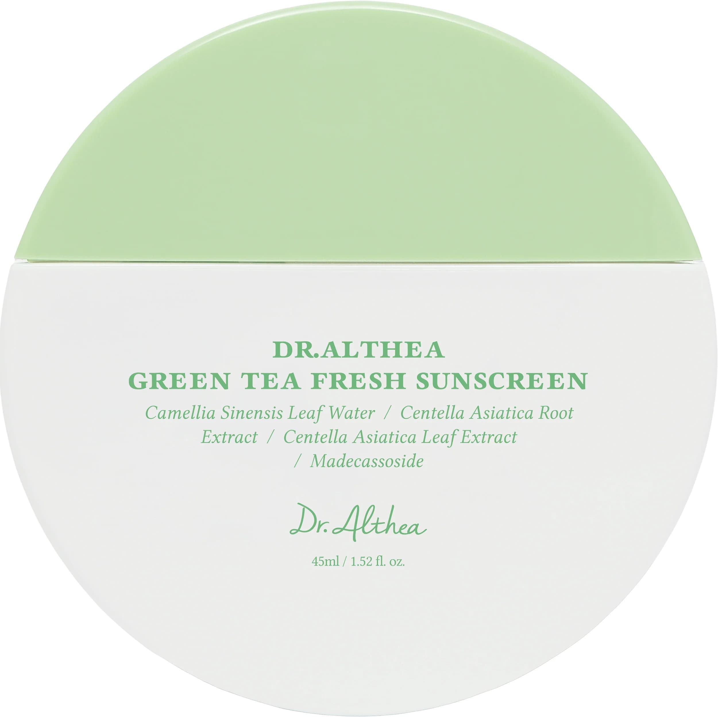 Dr. Althea Green Tea Sunscreen SPF50+, 45 ml från Dr.Althea – köp hos Apotek Hjärtat