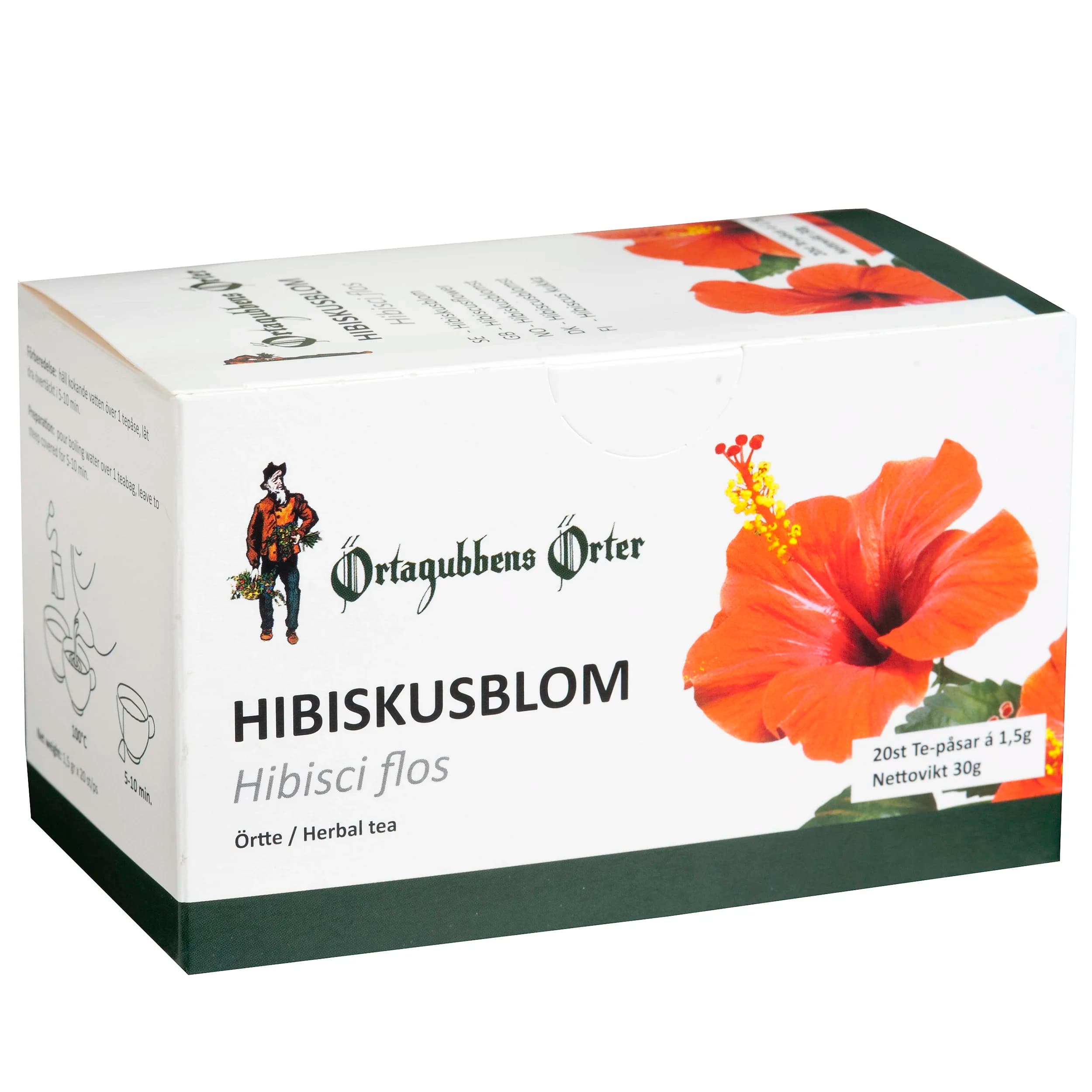 Örtagubben Hibiskusblomma Örtte 20 x 1,5 g från Örtagubben – köp hos Apotek Hjärtat