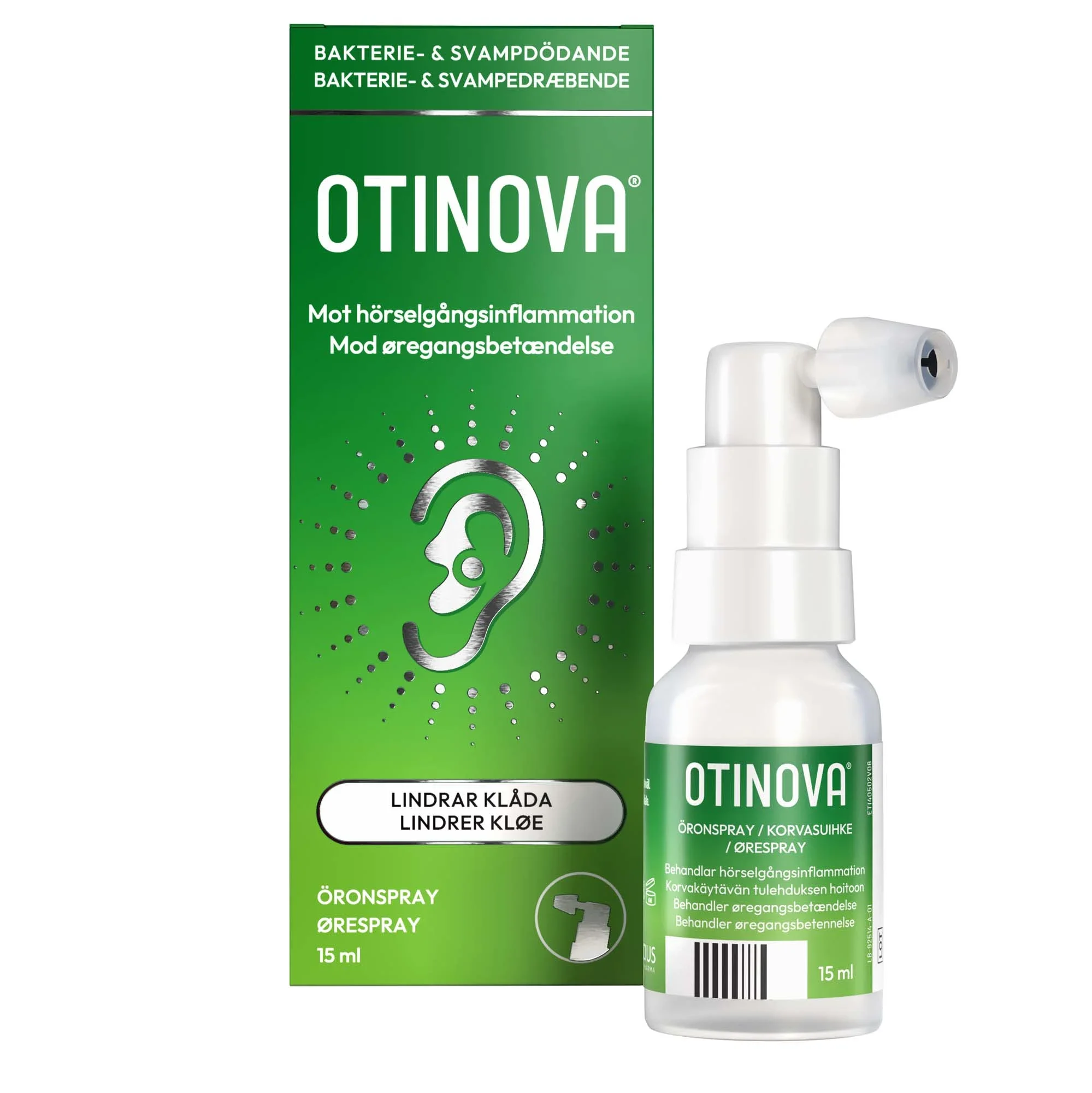 Otinova Öronspray 15 ml från Otinova – köp hos Apotek Hjärtat