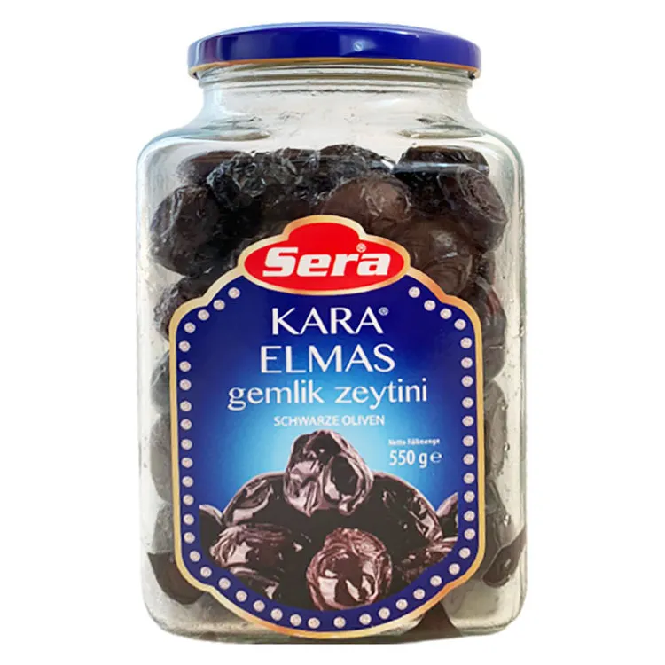Svarta Oliver - Gemlik 550g från Food Trade Sweden - köp hos Etnomat