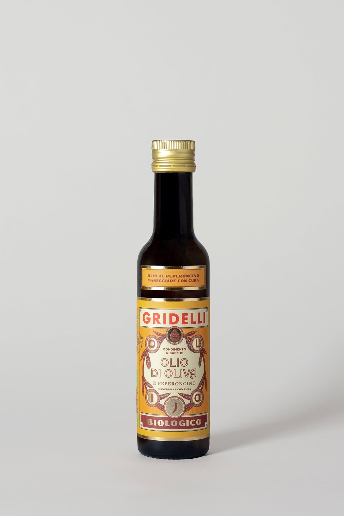 Olio Al Peperoncino, 250 ml från Gridelli – köp hos Gridelli
