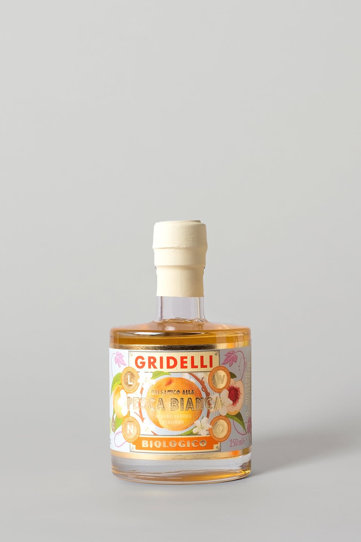 Aceto Balsamico, Pesca Bianca, 250 ml från Gridelli – köp hos Gridelli