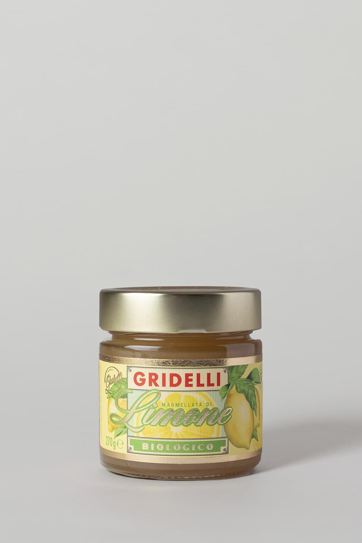 Marmellata di Limone, Organic, 270 g från Gridelli – köp hos Gridelli