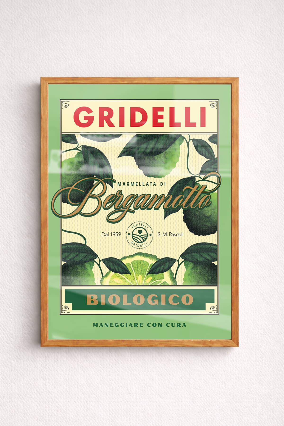 Affisch bergamotto 30 x 40 cm från Gridelli – köp hos Gridelli