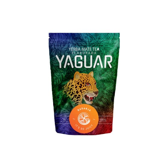 Mate te Yaguar Naranja, 500 g – från Yaguar – 88 kr – hos Coffee Friend