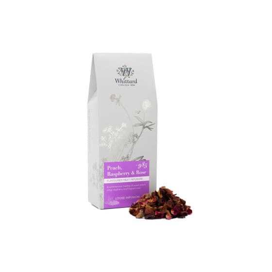 Fruktinfusion Whittard of Chelsea Peach, Raspberry &amp; Rose, 100 g – från Whittard of Chelsea – 144 kr – hos Coffee Friend