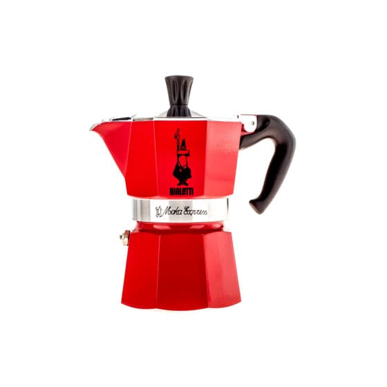Mokabryggare Bialetti Moka Express Red 3 cups från Bialetti – köp hos Coffee Friend