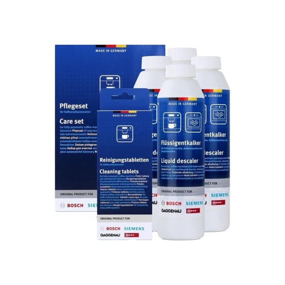 Rengörings- och avkalkningsset för alla typer av kaffemaskiner Bosch/Siemens (00312014) från Siemens + Bosch – köp hos Coffee Friend