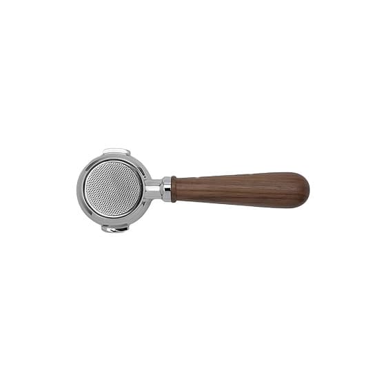 Lelit PLA580W bottenlös filterhållare med handtag i valnötsträ från Lelit – köp hos Coffee Friend