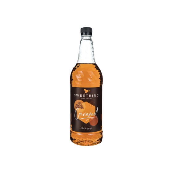 Kaffesirap Sweetbird Caramel, 1 l från Sweetbird – köp hos Coffee Friend