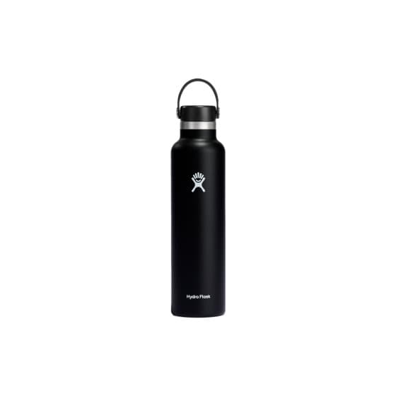 Hydro Flask Standard Mouth Flex Cap vattenflaska, 700 ml – Svart från Hydro Flask – köp hos Coffee Friend