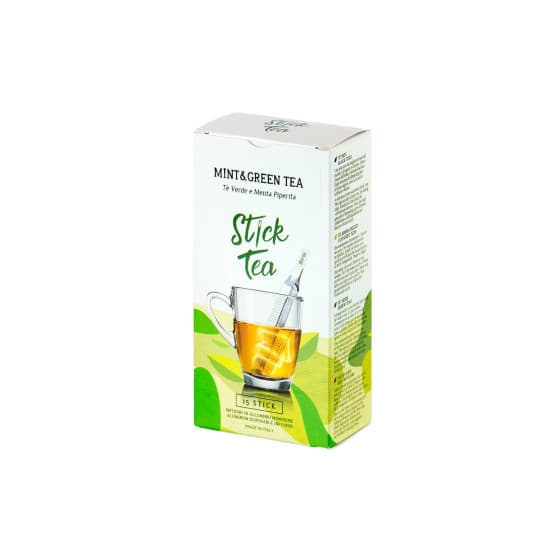 Grönt te med Mint Mint &amp; Green Tea, 15 st. – från Stick Tea – 42 kr – hos Coffee Friend