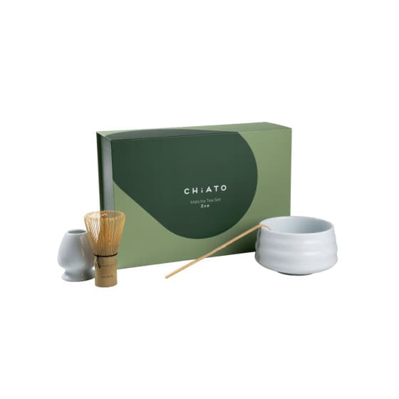 Matcha-teset CHiATO Zen Pure White – Vit från Chiato – köp hos Coffee Friend