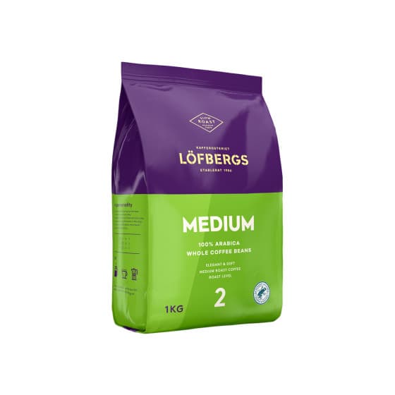 Kaffebönor Löfbergs Medium Roast Rainforest Alliance, 1 kg – från Löfbergs – 232 kr – hos Coffee Friend