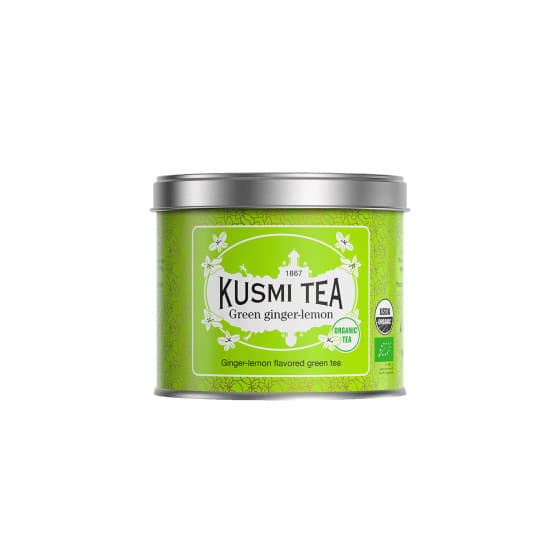 Ekologiskt grönt te Kusmi Tea Green Ginger Lemon, 100 g (i metallburk) – från Kusmi Tea – 141 kr – hos Coffee Friend