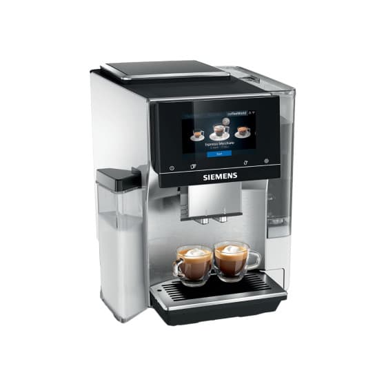 Siemens EQ700 TQ715R03 Integral Helautomatisk kaffemaskin – silver/vit – från Siemens – 11480 kr – hos Coffee Friend